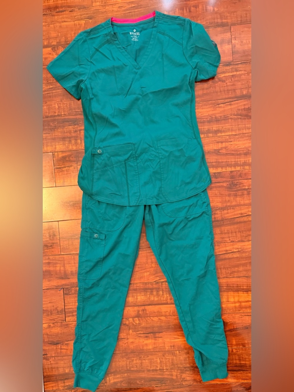 Med Couture Green Jogger Scrub Set
